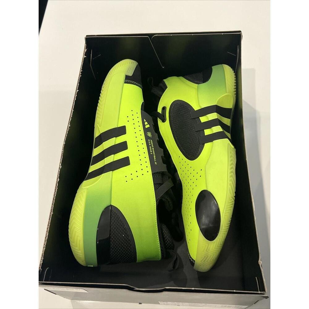 $119 ADIDAS D.O.N. Issue 5 Lucid Lemon IE7801 Mens Size 11 Basketball Shoe - Picture 6 of 10